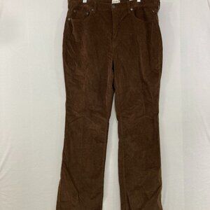 New Wonderly size 18 Brown Corduroy High Rise Bootcut Pants